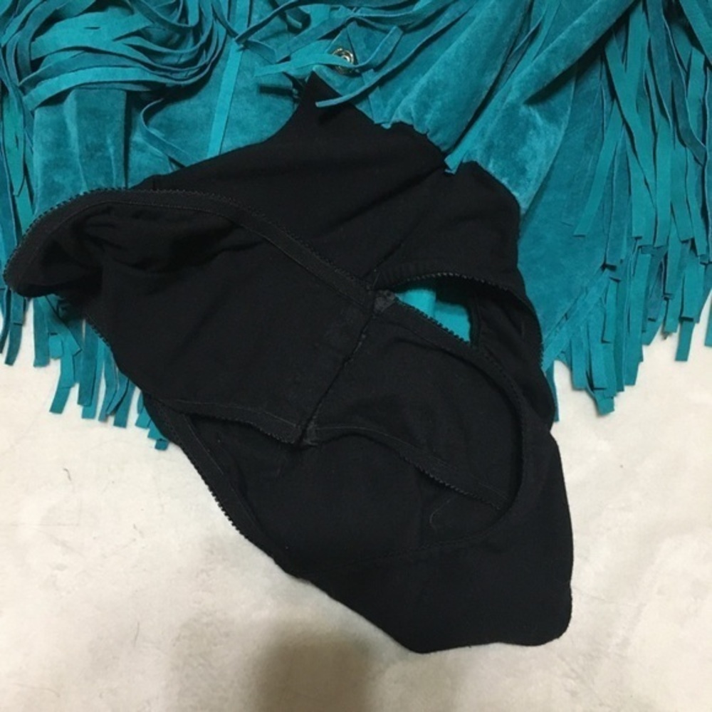 Karen Okada For David Howard Vintage Turquoise teal  Leather Fringes Jacket 12 - Picture 6 of 11